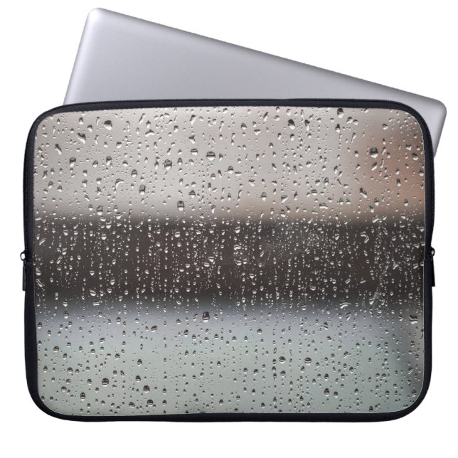 Capa Para Notebook Pintura de abstrato preto e branco (Frente)
