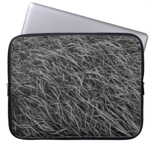 Capa Para Notebook Pintura de abstrato preto e branco