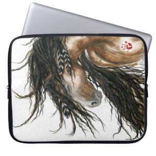 Capa Para Notebook Pintura de cavalo majestoso por Bolsa de laptop de