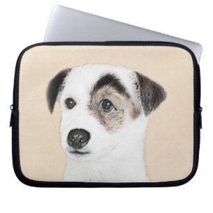 Capa Para Notebook Pintura de Parson Jack Russell Terrier - Arte Cani