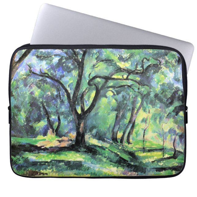 Capa Para Notebook Pintura de Paul Cezanne, Floresta, (Frente)