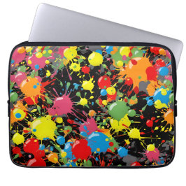 Capa Para Notebook Pintura de Salpicos de Arco-íris PD