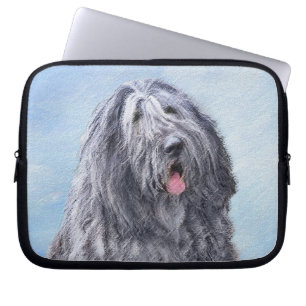 Capa Para Notebook Pintura de Sheepdog Bergamasco - Cachorro Original
