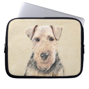 Capa Para Notebook Pintura de Welsh Terrier - Arte de Cachorro Origin
