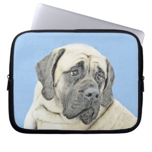 Capa Para Notebook Pintura em Inglês Mastiff (Fawn) - Arte Original