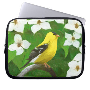 Capa Para Notebook Pintura Goldfinch - Arte Cachorra Original