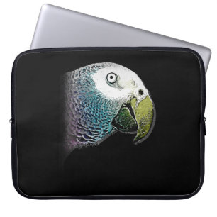 Capa Para Notebook Pintura Pintura de cabeça de papagaio