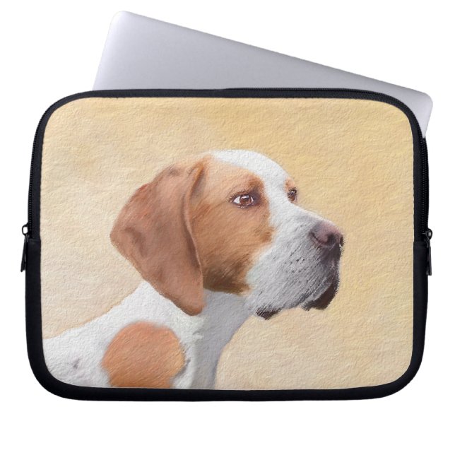 Capa Para Notebook Pintura Ponteiro - Arte Cachorra Original (Frente)