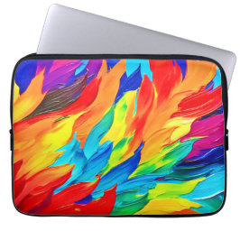 Capa Para Notebook Pintura por Abstrato de expressão vibrante
