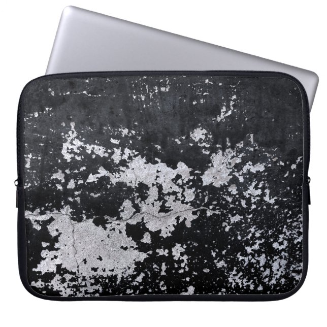 Capa Para Notebook Pintura preta estilizada (Frente)