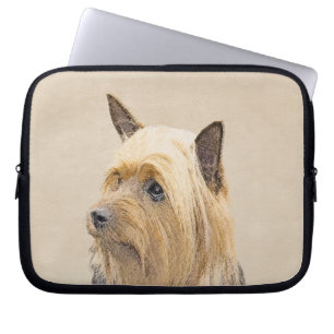 Capa Para Notebook Pintura Silky Terrier - Arte Cachorro Original Cac