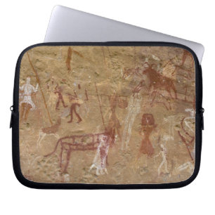 Capa Para Notebook Pinturas rupestres pré-históricas, Akakus, Saara