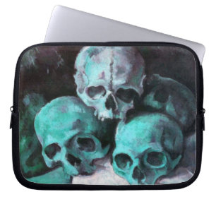 Capa Para Notebook Pirâmide de crânios após Cezanne