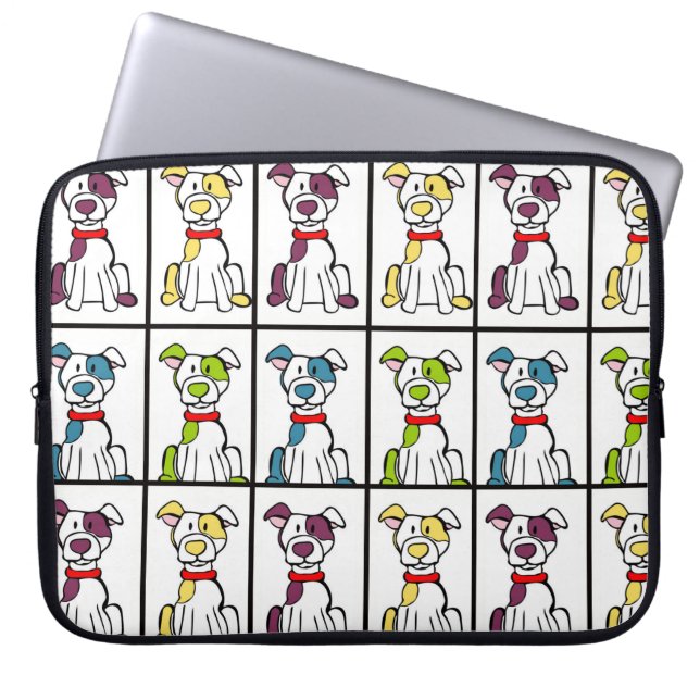 Capa Para Notebook Pitbull Laptop Sleeve (Frente)
