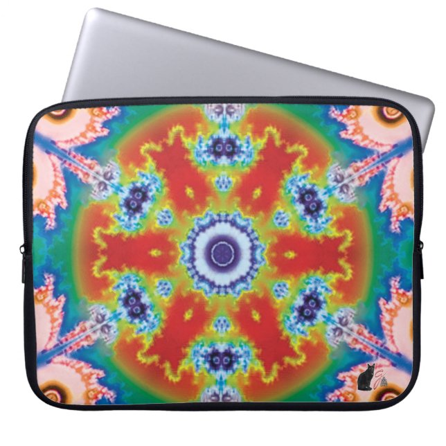 Capa Para Notebook Pivitol Kaleidoscope Bolsa de laptop (Frente)