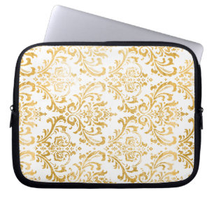 Capa Para Notebook PixDezines damask/faux gold