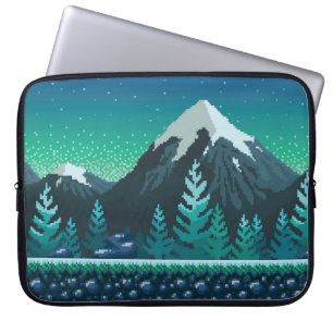 Capa Para Notebook Pixel art tela de fundo contínua. Localização c