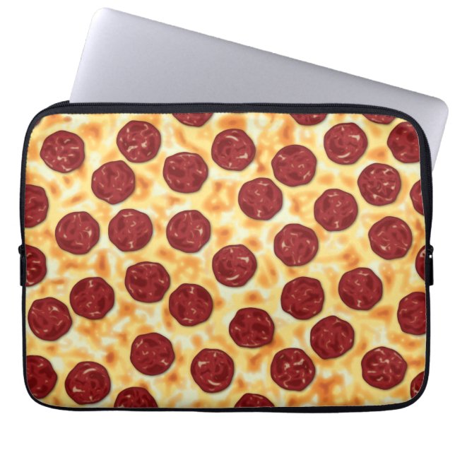Capa Para Notebook Pizza Pepperoni (Frente)