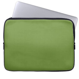 Capa Para Notebook Placa de Cor Sólida Verde da Floresta