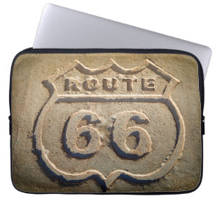Capa Para Notebook Placa histórica da Rota 66, Arizona