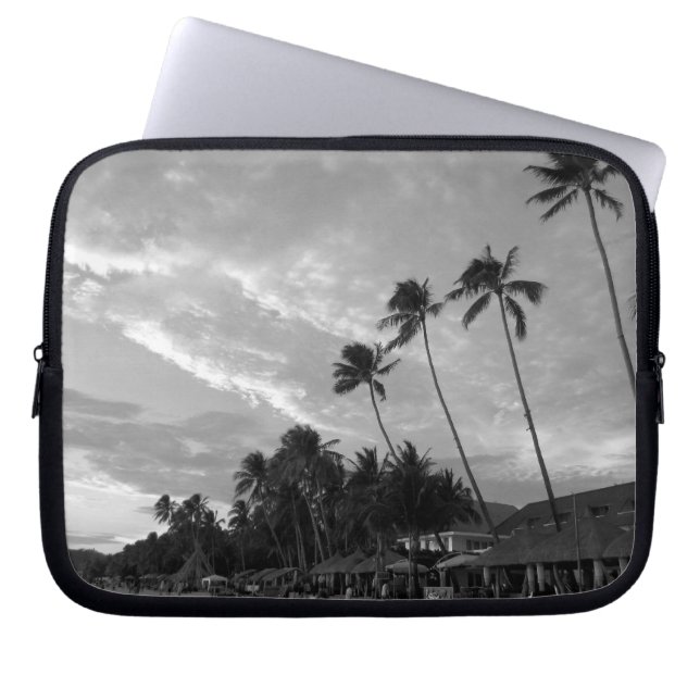 Capa Para Notebook Placas de cinza (Frente)