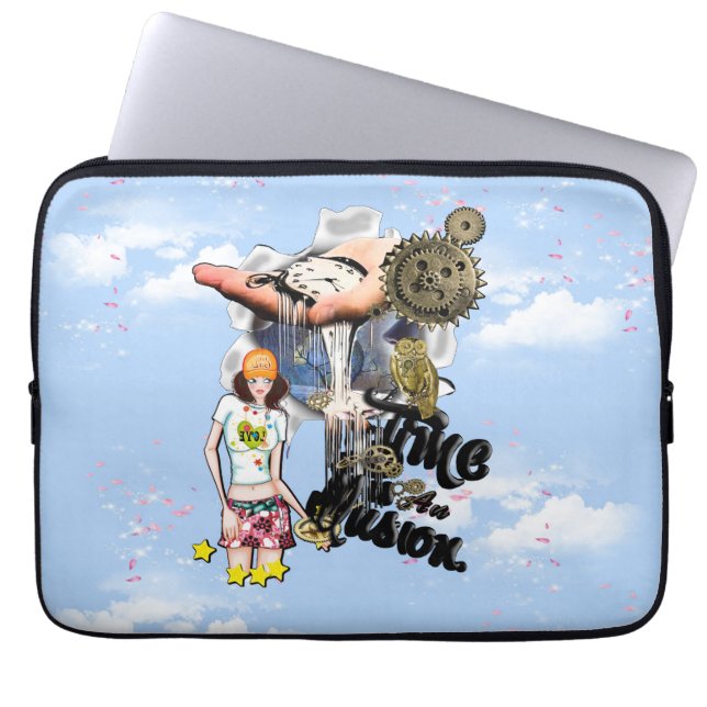 Capa Para Notebook Placas de Festa de casamento e presentes de Eterno (Frente)