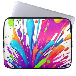 Capa Para Notebook Placas Líquidas Coloridas