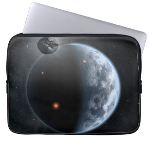 Capa Para Notebook Planeta Semelhante À Terra Com Oceanos Revendo Sua
