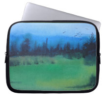 planície arborizada contemporânea verde e negra