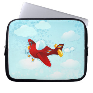 Capa Para Notebook Plano de colheita vermelho, bolsa de laptop