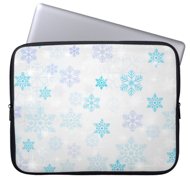 Capa Para Notebook Plano de fundo das estrelas de Natal (Frente)