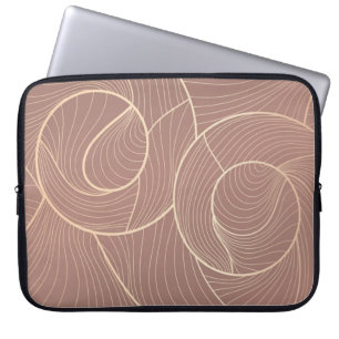 Capa Para Notebook Plano de fundo das linhas de ouro. Linha de ouro d