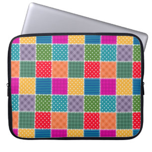 Capa Para Notebook Plano de Fundo do Patch: Combinação de Padrões Div