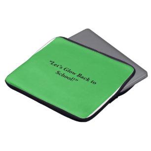 Capa Para Notebook Plano de Fundo Neon Verde – Textura Escolar
