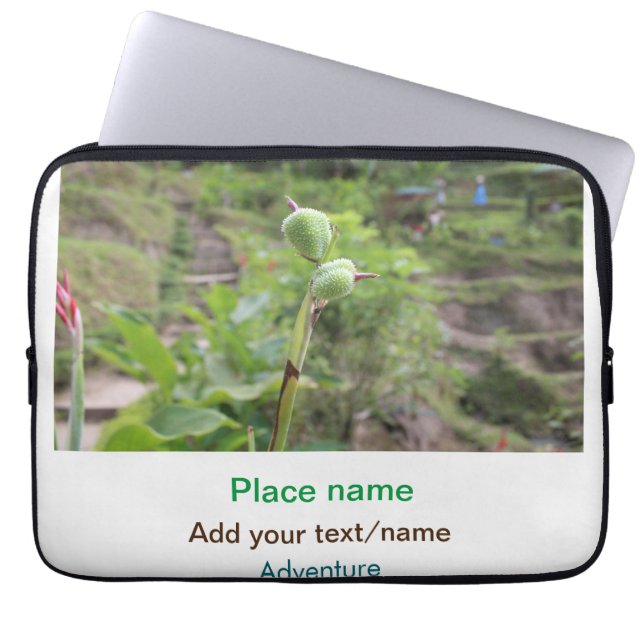 Capa Para Notebook Plantas naturais fotografia água de praia viagem (Frente)