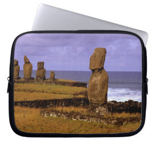 Capa Para Notebook Plataforma Tahai Estátua Moai Abstratos Páscoa