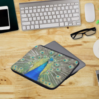 Capa Para Notebook Plumagem de Peste Azul