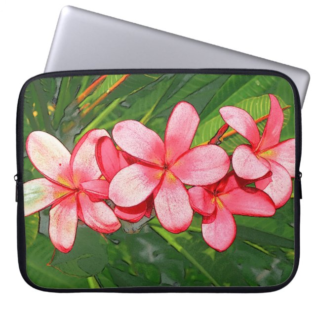 Capa Para Notebook Plumerias (Frente)