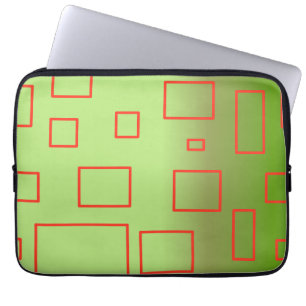 Capa Para Notebook Pocorn Anime Vermelhos Retângulos