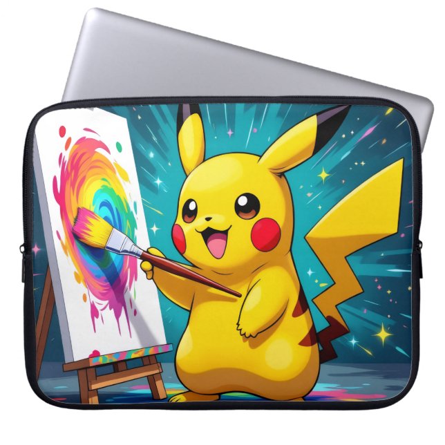 Capa Para Notebook Pokémon und seine Treue Freunde Leinwanddruck (Frente)