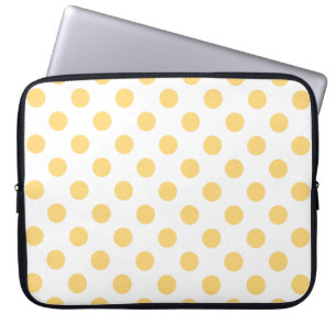 Capa Para Notebook Polkadots amarelos
