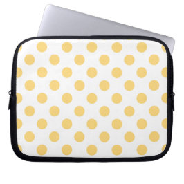 Capa Para Notebook Polkadots amarelos