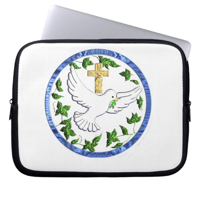 Capa Para Notebook Pomba da mercadoria da paz (Frente)