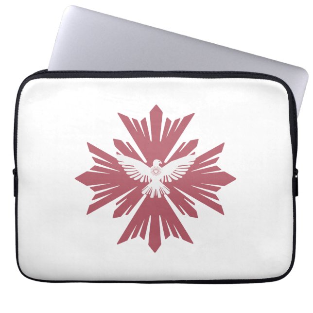 Capa Para Notebook Pomba divina da paz (Frente)