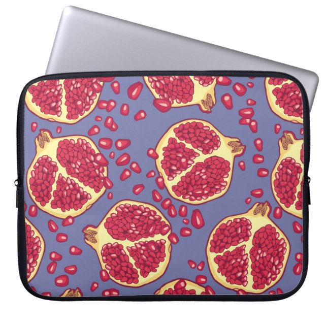 Capa Para Notebook Pomegranato padrão sem descontinuidades. (Frente)