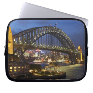 Capa Para Notebook Ponte da Baía de Sydney e Park Hyatt Sydney Hotel