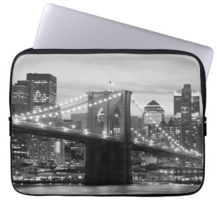 Capa Para Notebook Ponte de Brooklyn e skyline de Manhattan