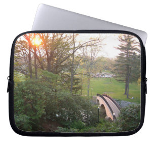 Capa Para Notebook Ponte do Arco-íris Sunset no Grove City College