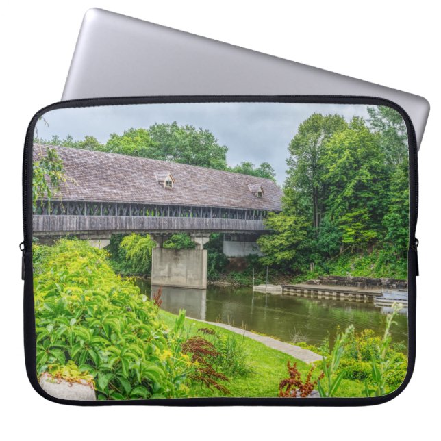 Capa Para Notebook Ponte Frankenmuth coberta (Frente)