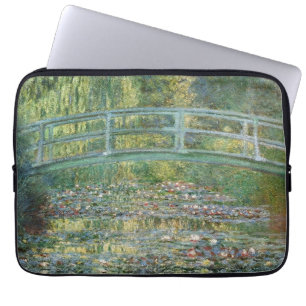 Capa Para Notebook Ponte Japonesa de Claude Monet Arte da Ninféia